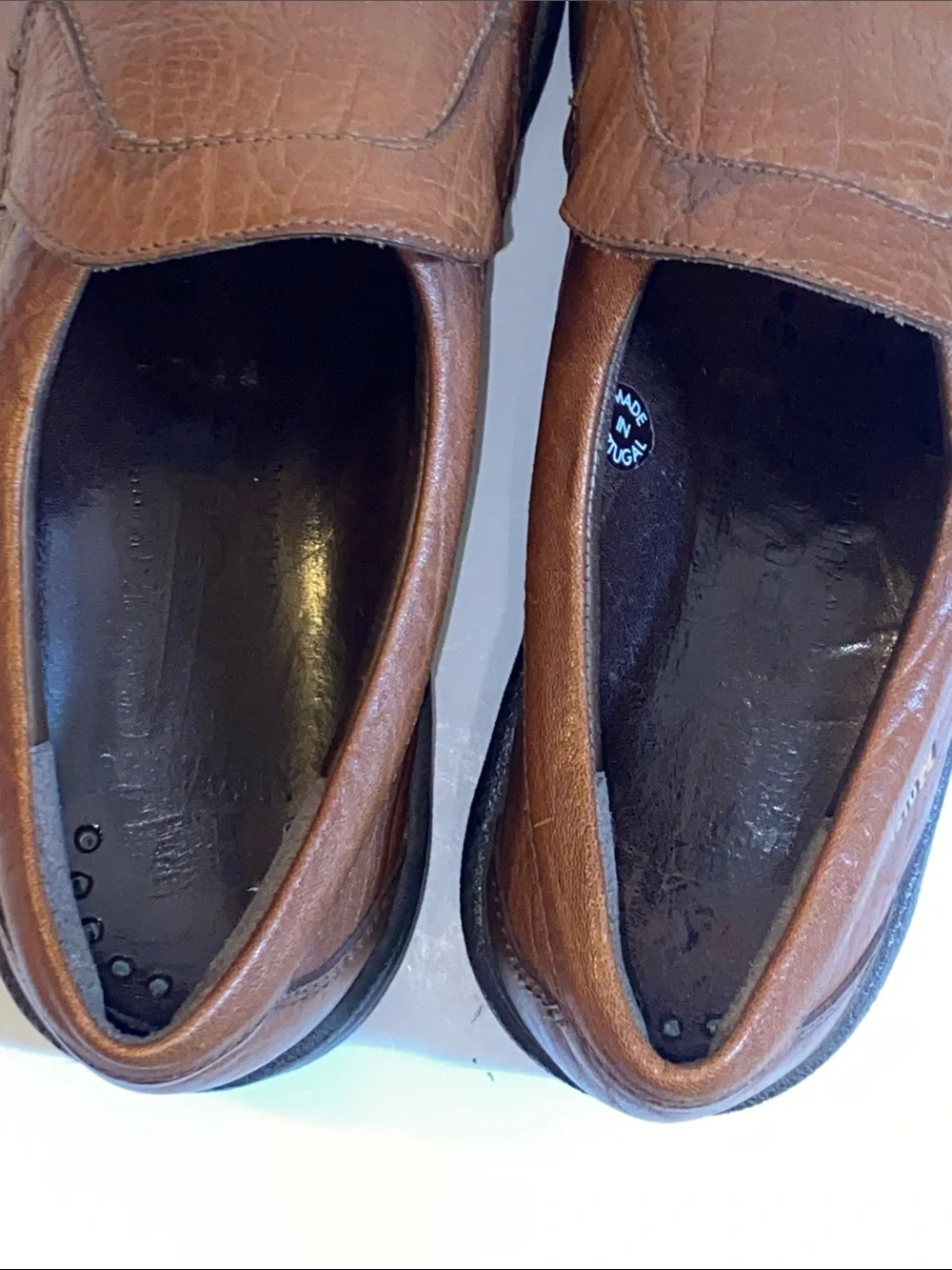 Mephisto Brown Leather Slip-On Comfort Loafers by Sz US 9 EUR 8.5 /30173255005